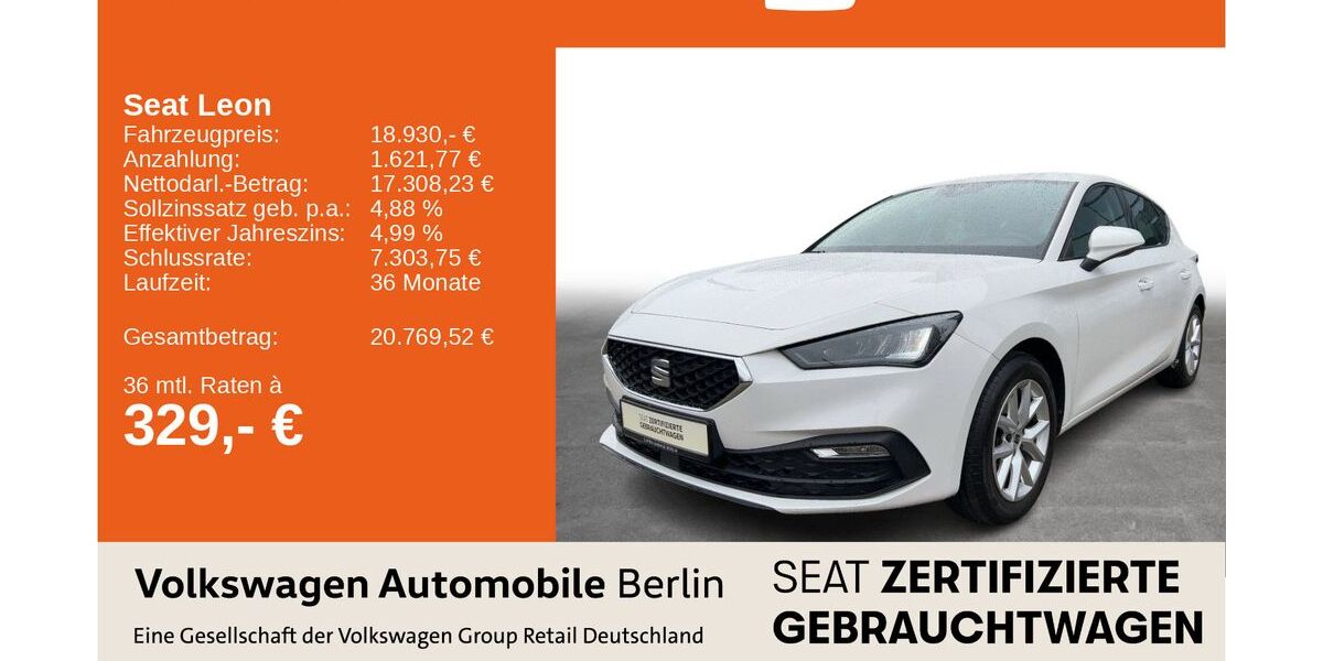 Seat Leon 50.650 km 18.930 &euro; Berlin 13089