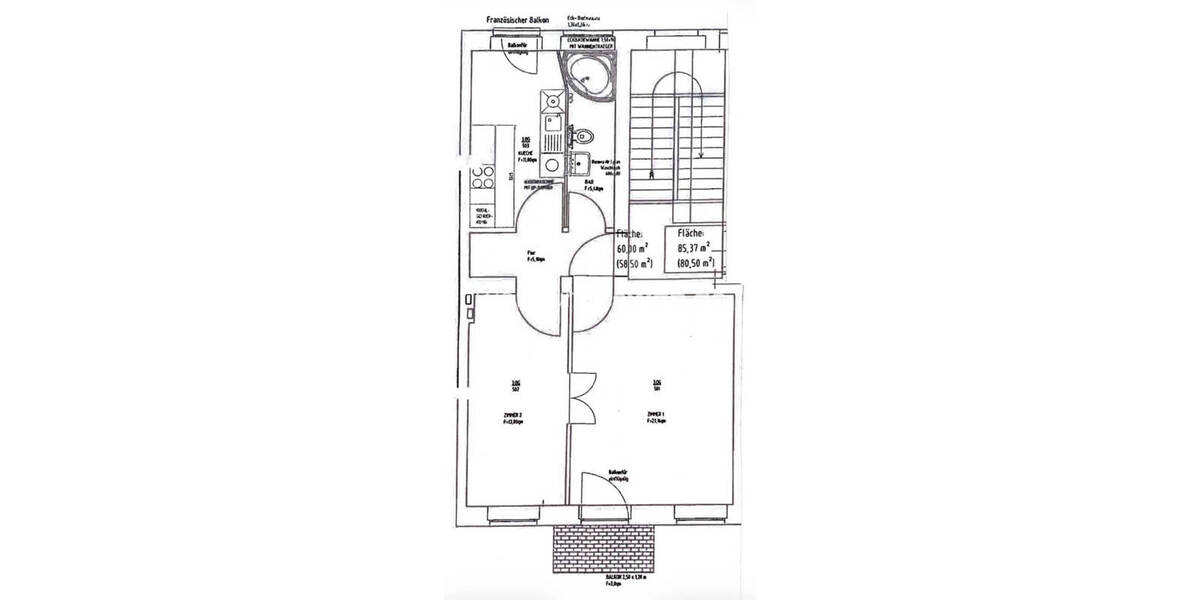 Etagenwohnung Berlin Baumschulenweg - 2 Zimmer, 60 m&sup2;, 840&euro; | Angebot:26491988