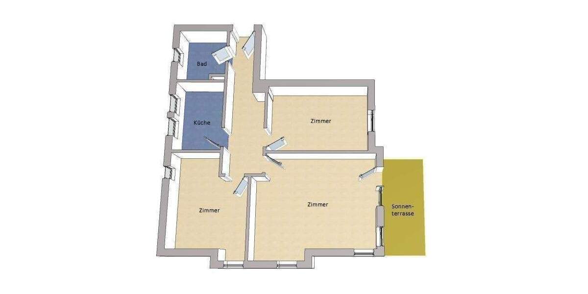 Etagenwohnung Hohen Neuendorf - 3 Zimmer, 78 m&sup2;, 311.100&euro; | Angebot:24555612