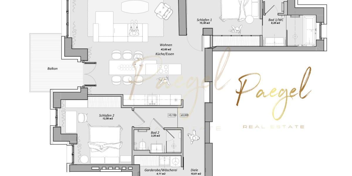 Etagenwohnung Berlin Wilmersdorf - 3 Zimmer, 98 m&sup2;, 910.000&euro; | Angebot:24867166