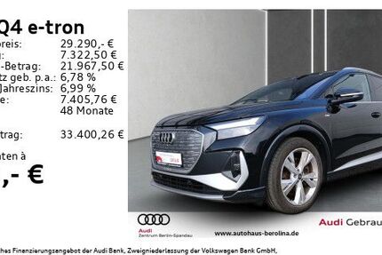 Audi Q4 e-tron 79.609 km 29.870 &euro; Berlin 13581