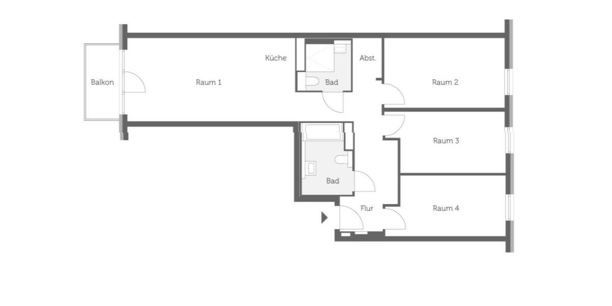 Etagenwohnung Berlin Lichtenberg - 4 Zimmer, 97 m&sup2;, 1.684&euro; | Angebot:26679526