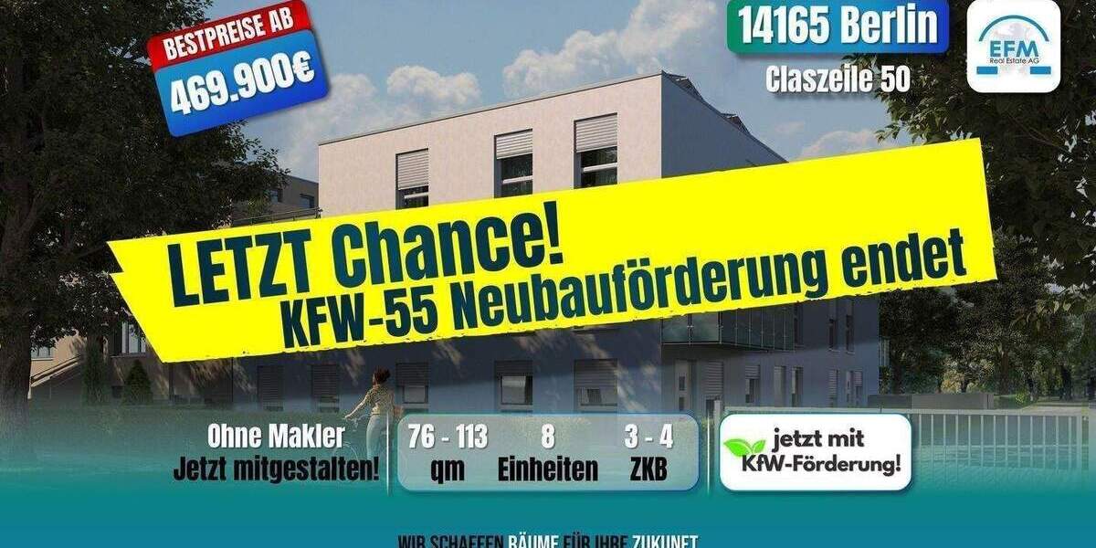 Terrassenwohnung Berlin Zehlendorf - 3 Zimmer, 469.900&euro; | Angebot:26695775