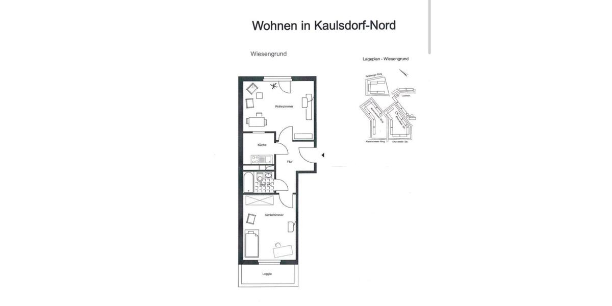 Etagenwohnung Berlin Marzahn-Hellersdorf - 2 Zimmer, 47 m&sup2;, 1.200&euro; | Angebot:26585240