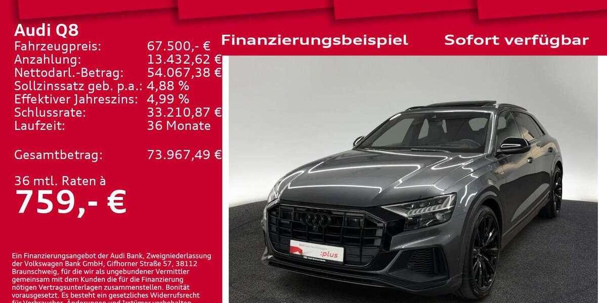 Audi Q8 87.350 km 67.500 &euro; Berlin 10587