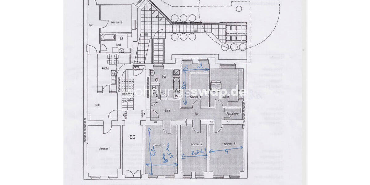 Etagenwohnung Berlin Prenzlauer Berg - 4 Zimmer, 120 m&sup2;, 1.147&euro; | Angebot:25998890