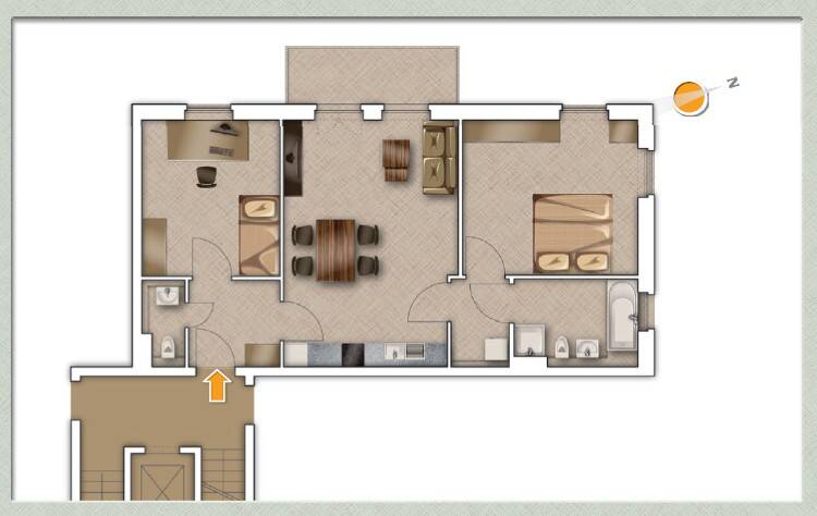 Etagenwohnung Berlin Rosenthal - 3 Zimmer, 82 m&sup2;, 455.000&euro; | Angebot:26543789