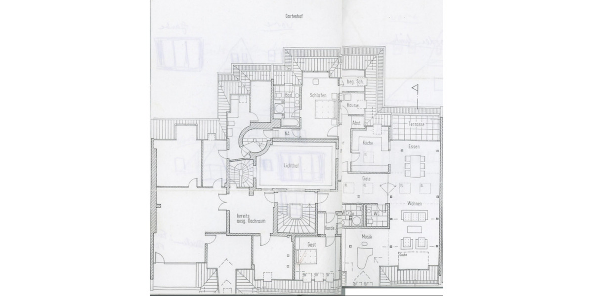 Dachgeschoßwohnung Berlin Charlottenburg-Wilmersdorf - 3 Zimmer, 170 m&sup2;, 345.000&euro; | Angebot:25839749