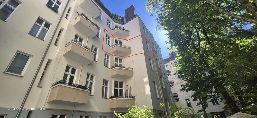 Etagenwohnung Berlin Neukölln - 2 Zimmer, 55 m&sup2;, 300.000&euro; | Angebot:26989894