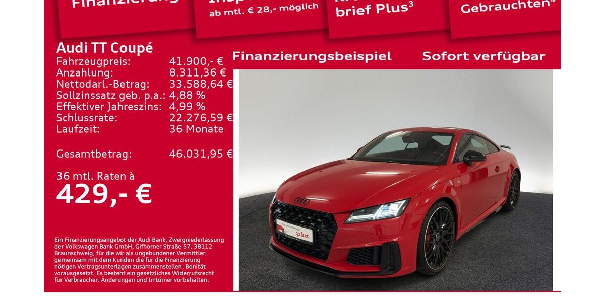 Audi TT 35.520 km 41.900 &euro; Berlin 12489