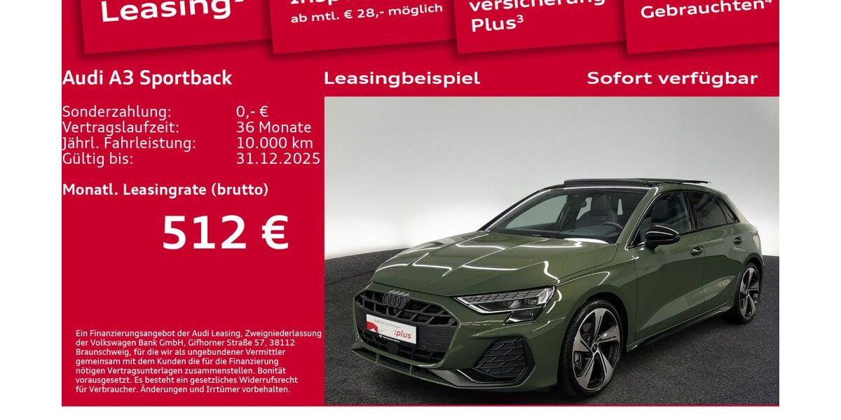 Audi A3 8.082 km 39.590 &euro; Berlin 10587