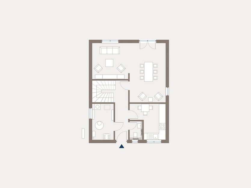 Baugrundstück in begehrter Lage mit modernem Einfamilienhaus 4 zimmer