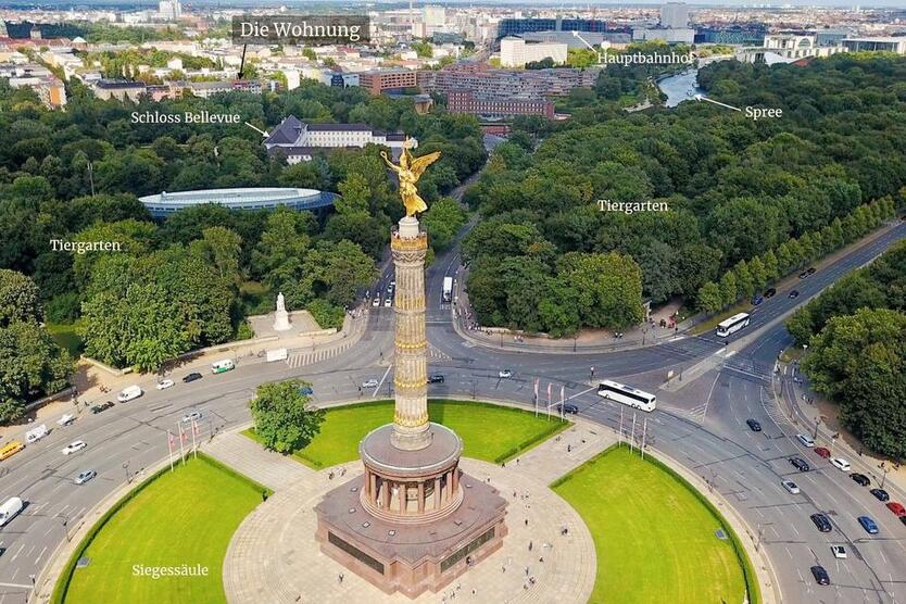 Helle 3-Zi 90m² DG-Whg Terrasse Blick Tiergarten provisionsfrei