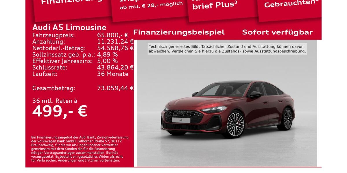Audi A5 15.000 km 63.400 &euro; Berlin 12489