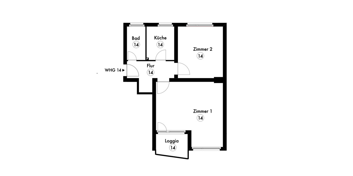 Etagenwohnung Berlin Wilmersdorf - 2 Zimmer, 52 m&sup2;, 364.736&euro; | Angebot:25820856