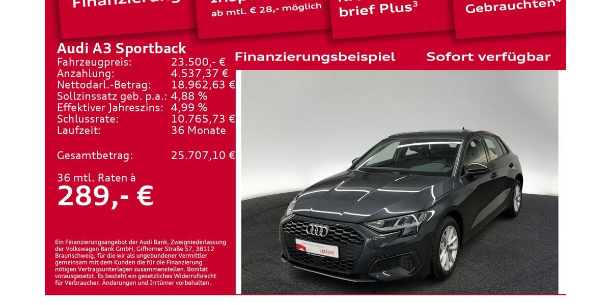 Audi A3 15.600 km 22.950 &euro; Berlin 10587