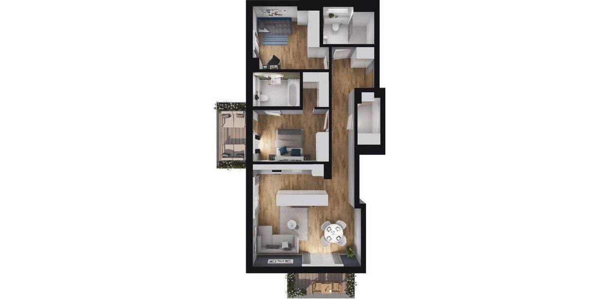 Etagenwohnung Falkensee - 3 Zimmer, 88 m&sup2;, 465.000&euro; | Angebot:24482346