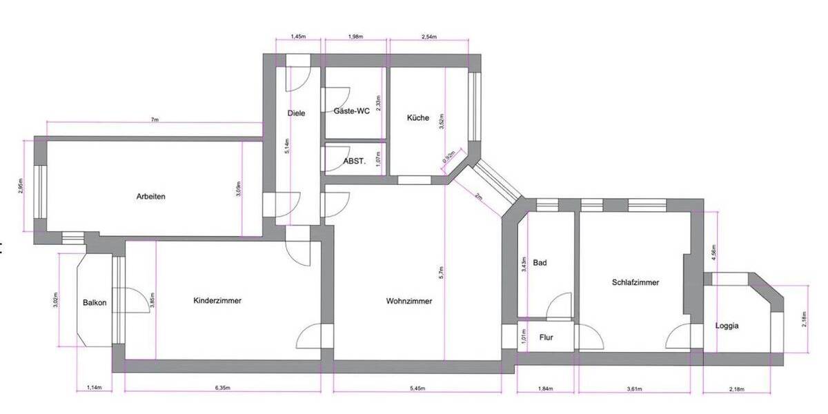 Etagenwohnung Berlin Plänterwald - 4 Zimmer, 127 m&sup2;, 835.000&euro; | Angebot:26497110