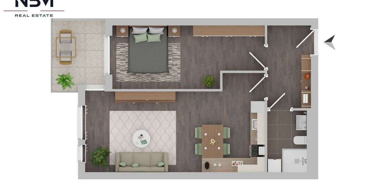 Etagenwohnung Berlin Reinickendorf - 2 Zimmer, 58 m&sup2;, 1.392&euro; | Angebot:27220748