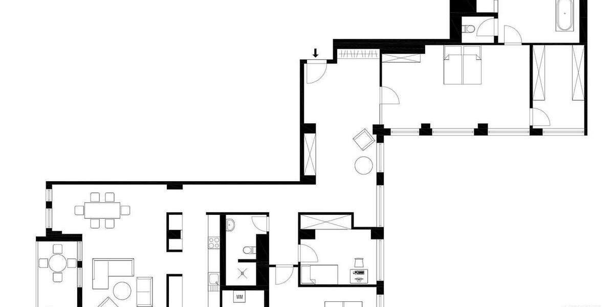 Etagenwohnung Berlin Mitte - 5 Zimmer, 213 m&sup2;, 4.500&euro; | Angebot:25970839