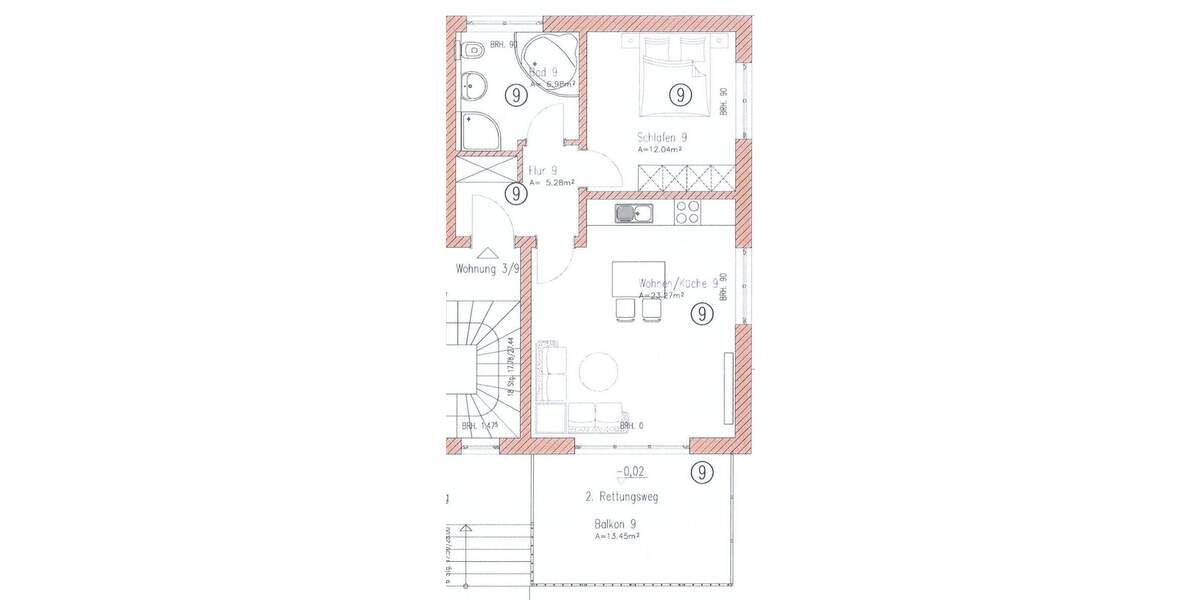Etagenwohnung Berlin Altglienicke - 2 Zimmer, 57 m&sup2;, 253.961&euro; | Angebot:24635999