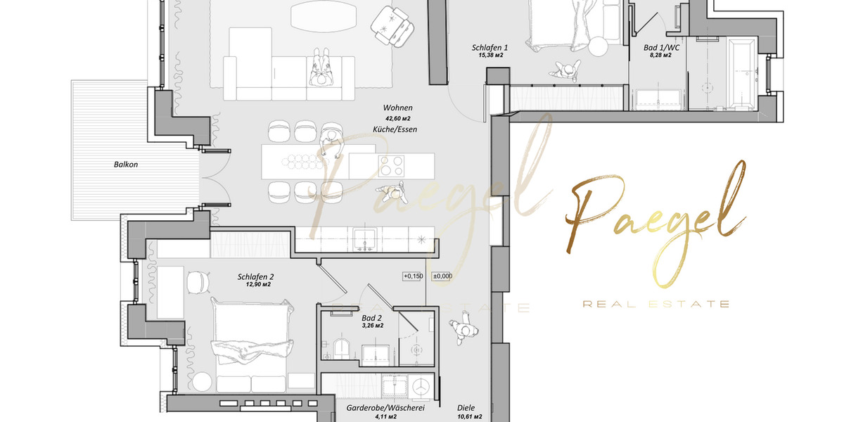Etagenwohnung Berlin Wilmersdorf - 3 Zimmer, 98 m&sup2;, 910.000&euro; | Angebot:25710005