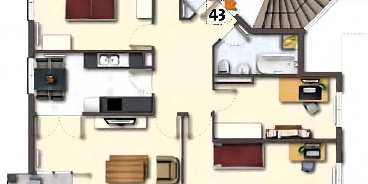 Etagenwohnung Berlin Rudow - 4 Zimmer, 94 m&sup2;, 399.000&euro; | Angebot:26733203