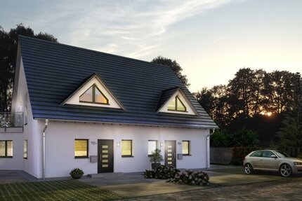 Preiswertes Doppelhaus - Bauen mit Fördermitteln