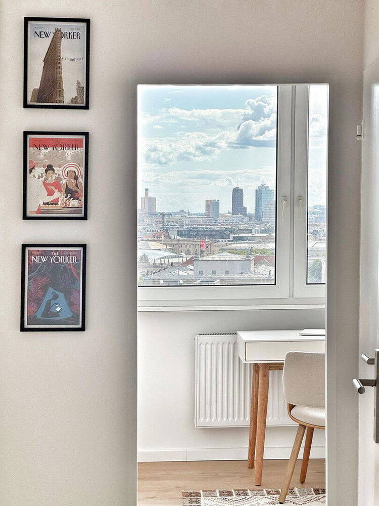 Furnished Loft Hackescher Markt: View, Balcony & Parking