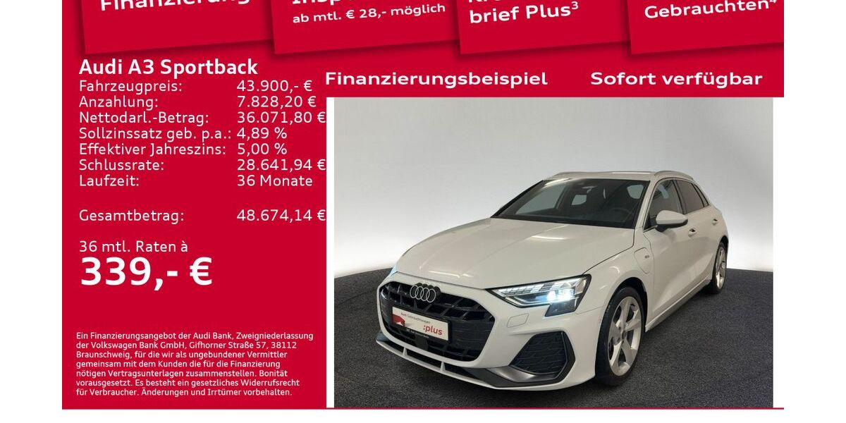 Audi A3 11.832 km 38.990 &euro; Berlin 12489