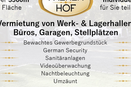 Lagerhalle-Werkalle-Onlinehandel (KEIN KFZ !) zimmer