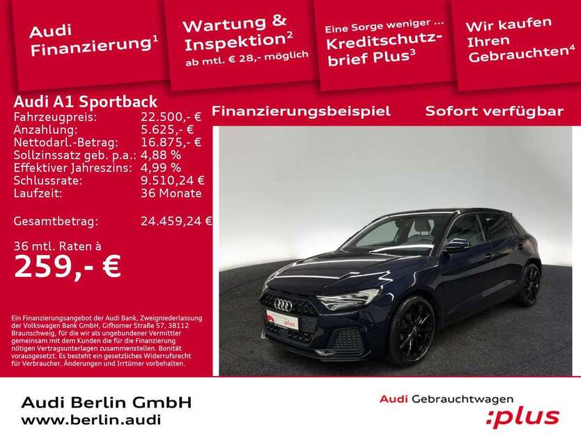 Audi A1 33.300 km 22.500 € Berlin 10587