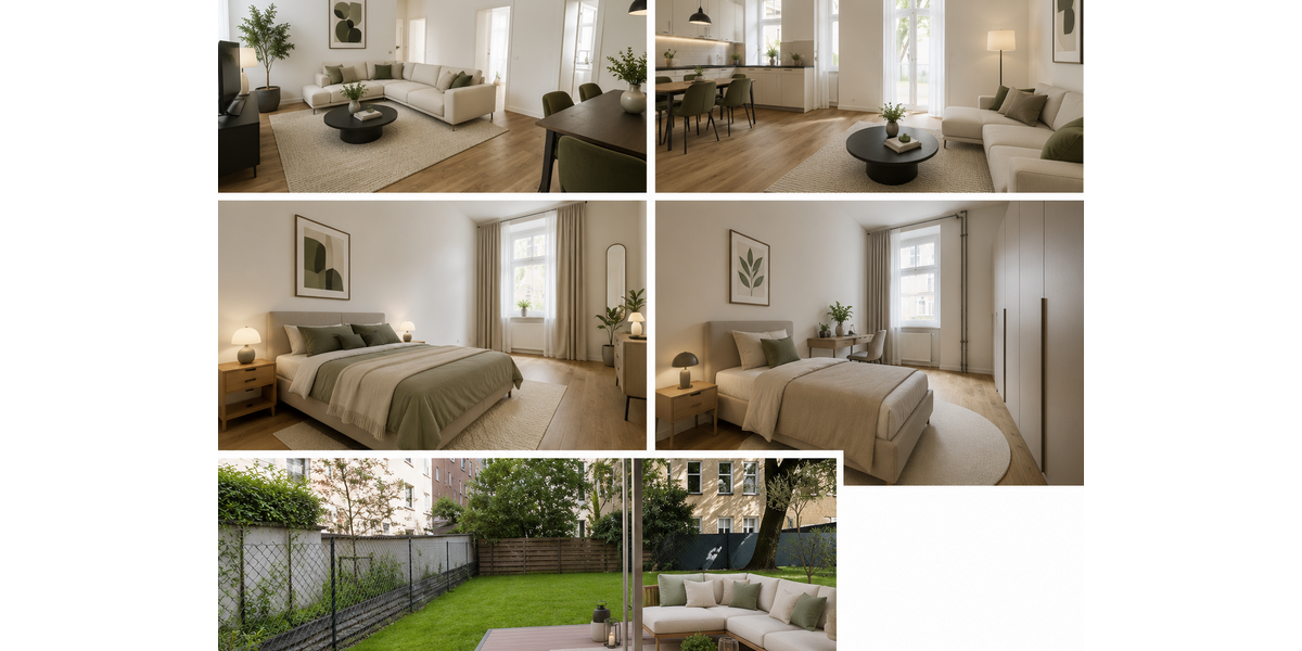 Etagenwohnung Berlin Neukölln - 4 Zimmer, 112 m&sup2;, 2.600&euro; | Angebot:27072561