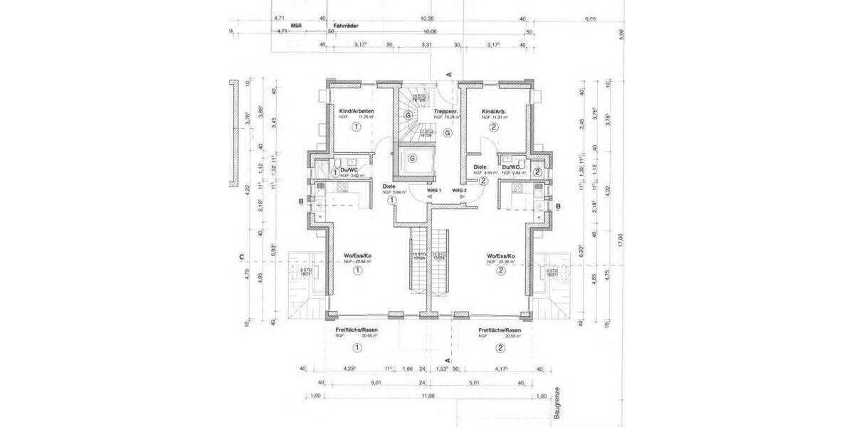 Etagenwohnung Glienicke/Nordbahn Nordbahn - 3 Zimmer, 79 m&sup2;, 649.000&euro; | Angebot:24656867