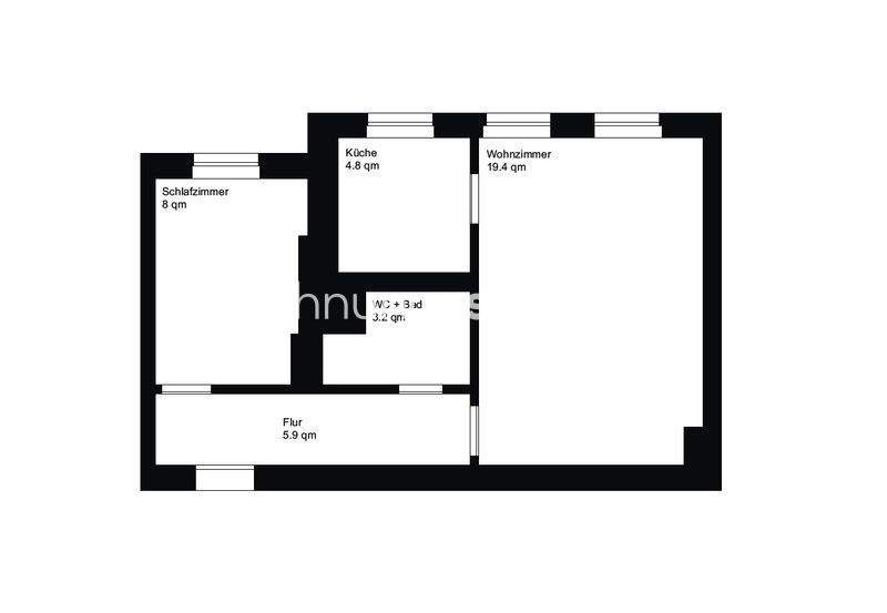 Etagenwohnung Berlin Kreuzberg - 2 Zimmer, 44 m&sup2;, 439&euro; | Angebot:25917040