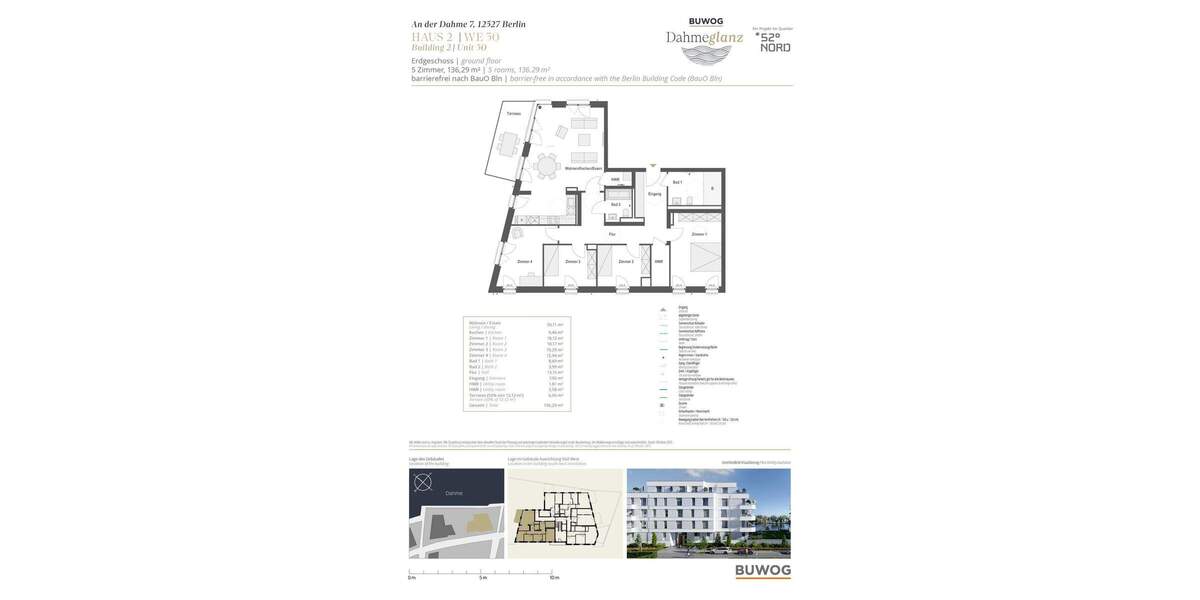 Etagenwohnung Berlin Grünau - 5 Zimmer, 136 m&sup2;, 899.000&euro; | Angebot:25716977