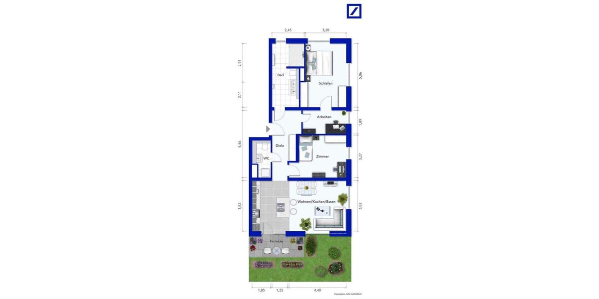 Etagenwohnung Hohen Neuendorf - 3 Zimmer, 94 m&sup2;, 495.000&euro; | Angebot:25686647