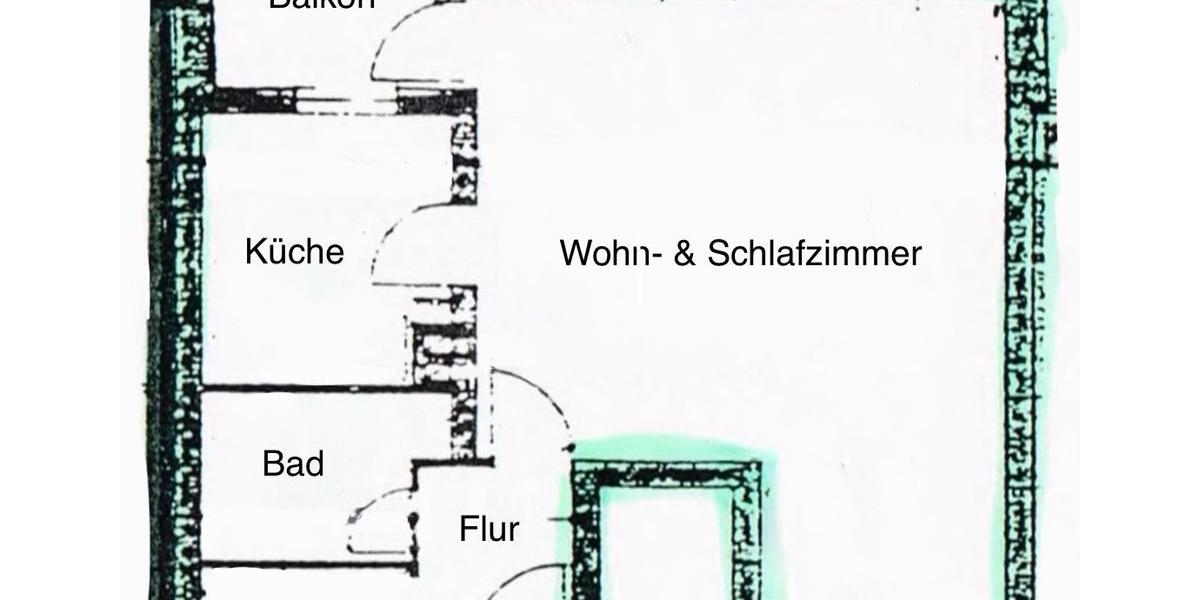 Etagenwohnung Berlin Charlottenburg-Wilmersdorf - 1 Zimmer, 46 m&sup2;, 1.200&euro; | Angebot:27705355