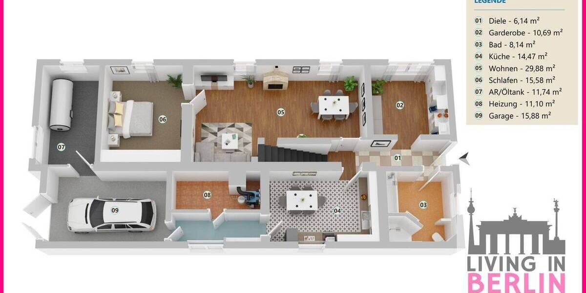 Einfamilienhaus Berlin Marzahn - 4 Zimmer, 140 m&sup2;, 499.000&euro; | Angebot:26210832