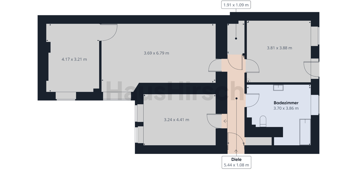 Erdgeschoßwohnung Berlin Mitte - 4 Zimmer, 92 m&sup2;, 525.000&euro; | Angebot:24872990