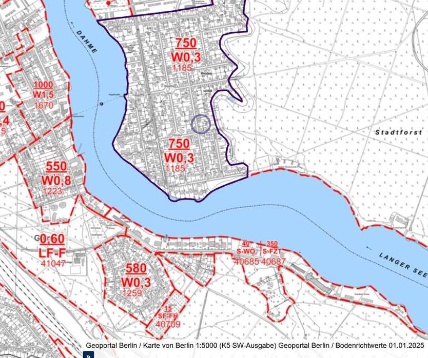 Grundstück zu verkaufen in Berlin 397.000 € 593 m² zimmer