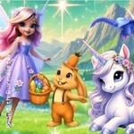 Puppentheater Glittery & Das Oster-Einhorn