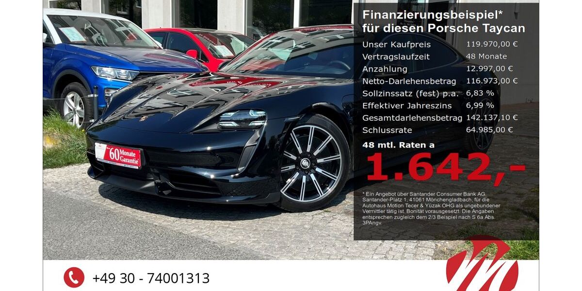 Porsche Taycan 8.000 km 119.970 € Berlin 12305