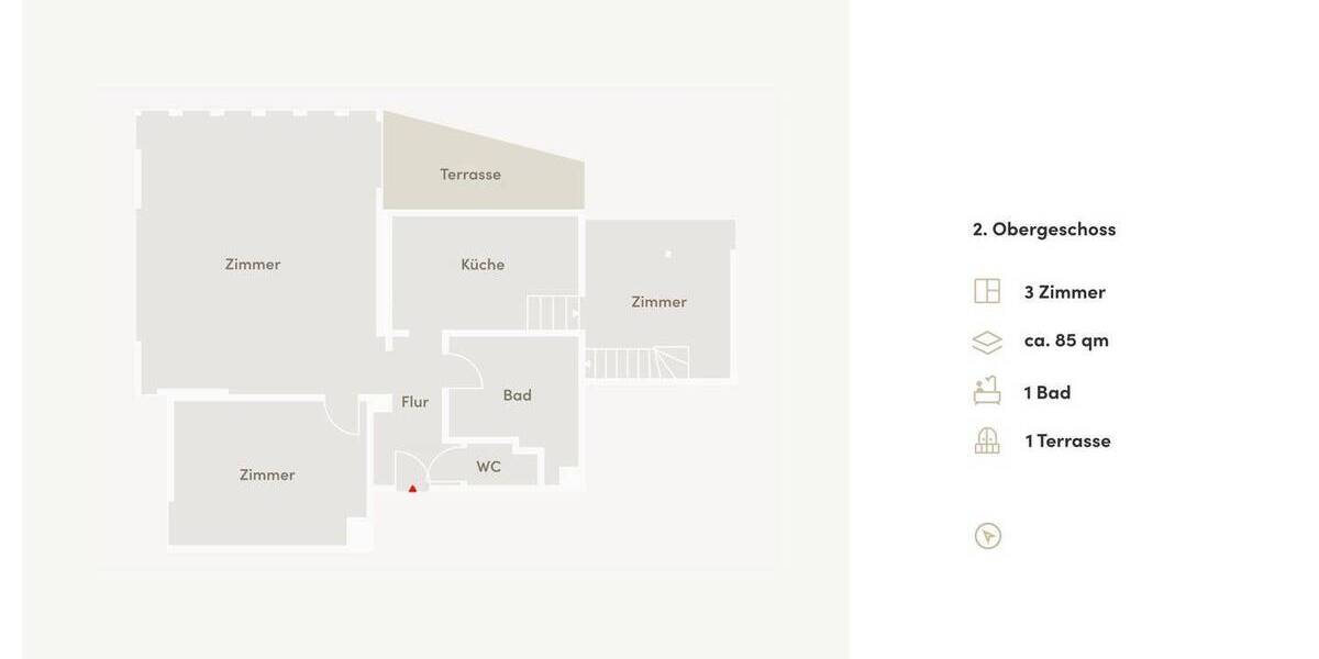 Etagenwohnung Berlin / Wannsee Wannsee - 5 Zimmer, 117 m&sup2;, 750.000&euro; | Angebot:26674432