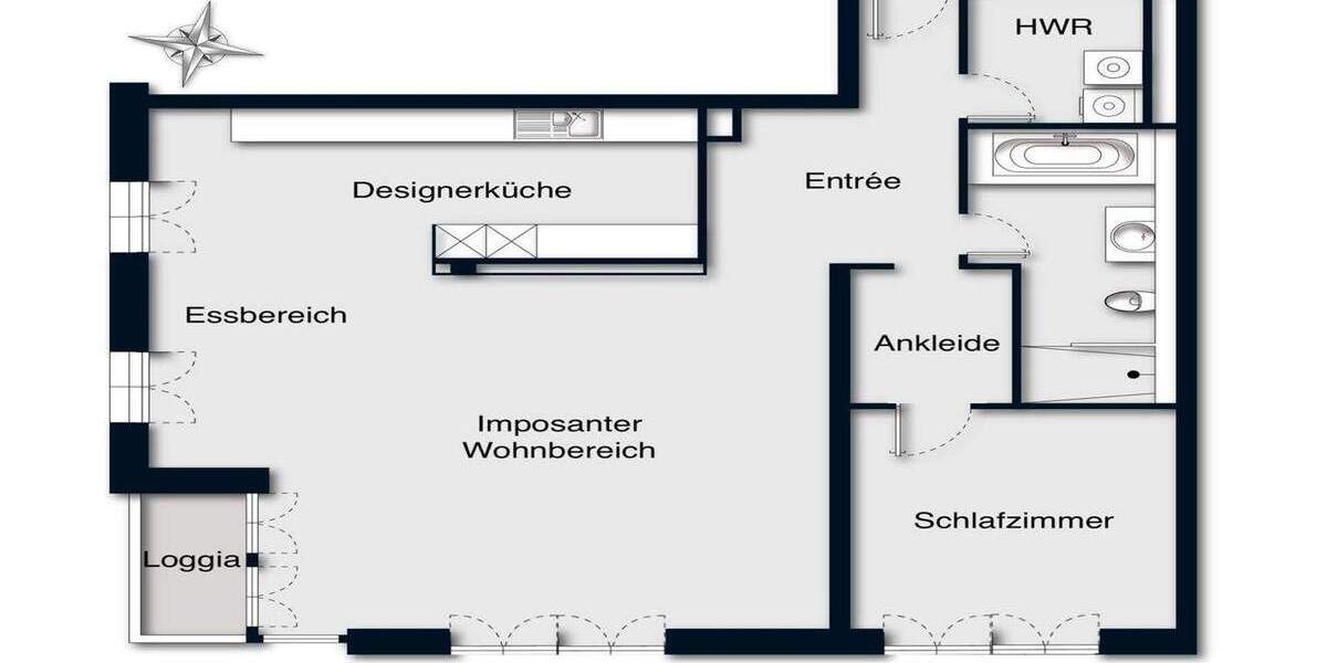 Etagenwohnung Berlin / Mitte Mitte - 2 Zimmer, 111 m&sup2;, 1.180.000&euro; | Angebot:25699326