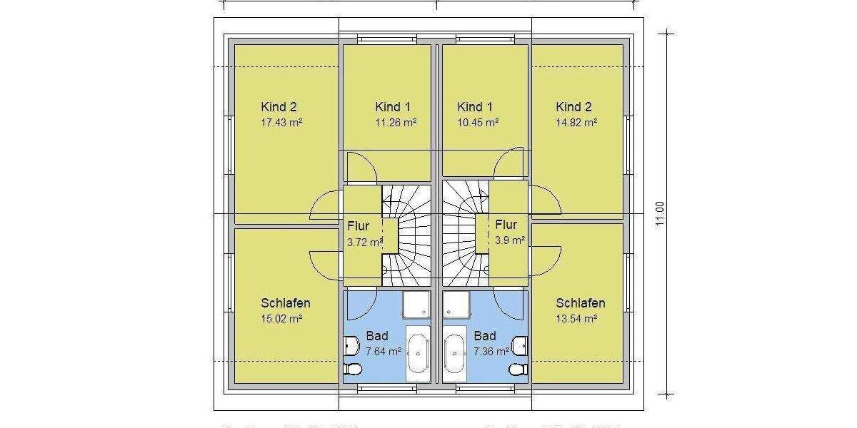 Doppelhaushälfte Berlin Wartenberg - 4 Zimmer, 115 m&sup2;, 349.400&euro; | Angebot:25996170
