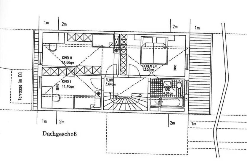 Charmantes, vermietetes Reiheneckhaus - Mit Fernwärmeversorgung, Garage Keller und Feldblick in Bernau
