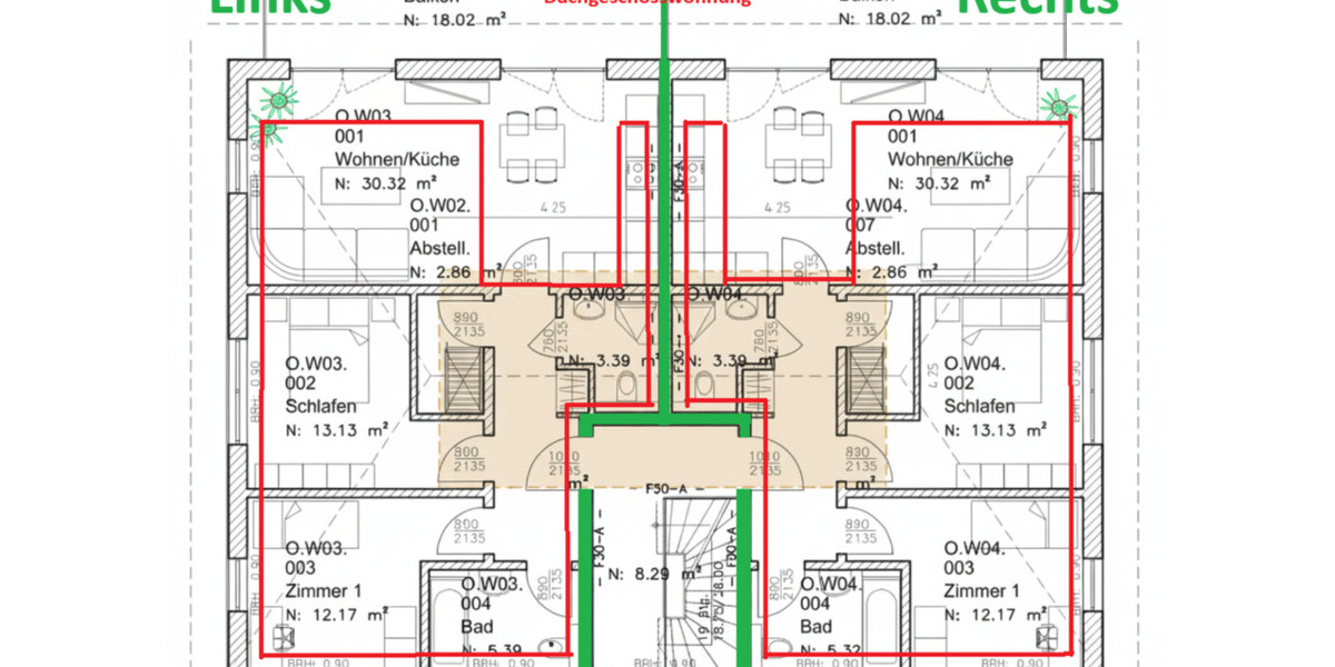 Maisonettenwohnung Rüdersdorf bei Berlin Hennickendorf - 3 Zimmer, 118 m&sup2;, 2.084&euro; | Angebot:24835953