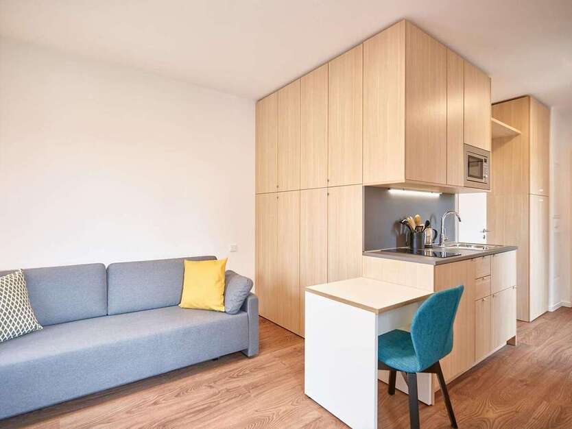 Wohnung zum Mieten in Berlin 790 € 23 m² 1 zimmer