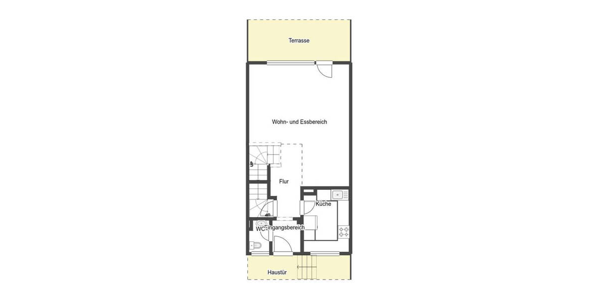 Reihenmittelhaus Berlin Mariendorf - 4 Zimmer, 105 m&sup2;, 449.000&euro; | Angebot:26487192